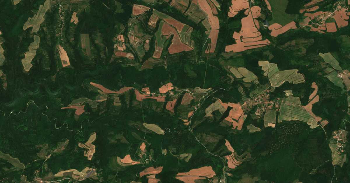 Satelitska karta: Malogradec
