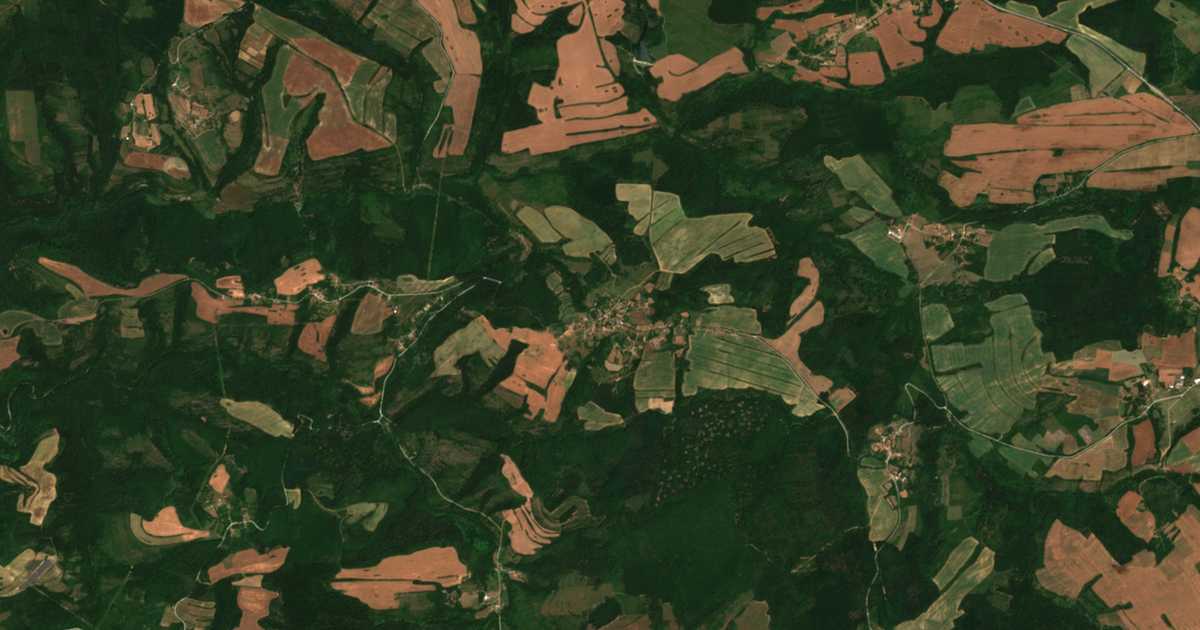 Satelitska karta: Orač