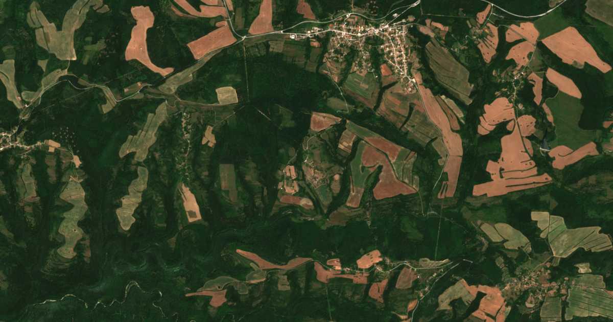 Satelitska karta: Šiškovica