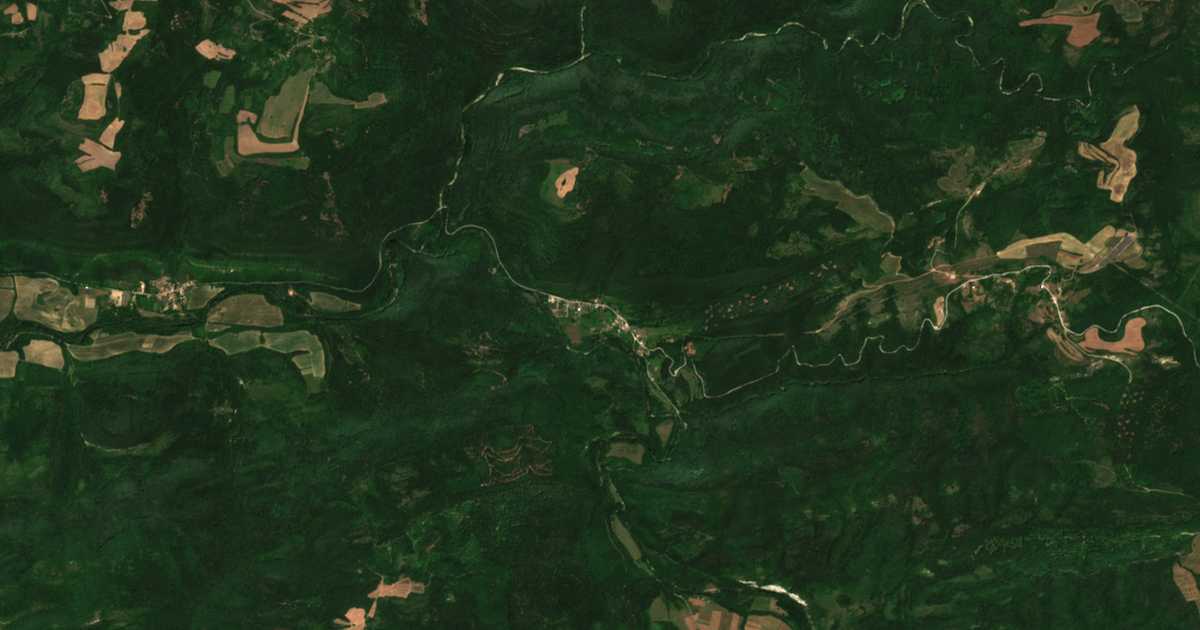 Satelitska karta: Stara rečka