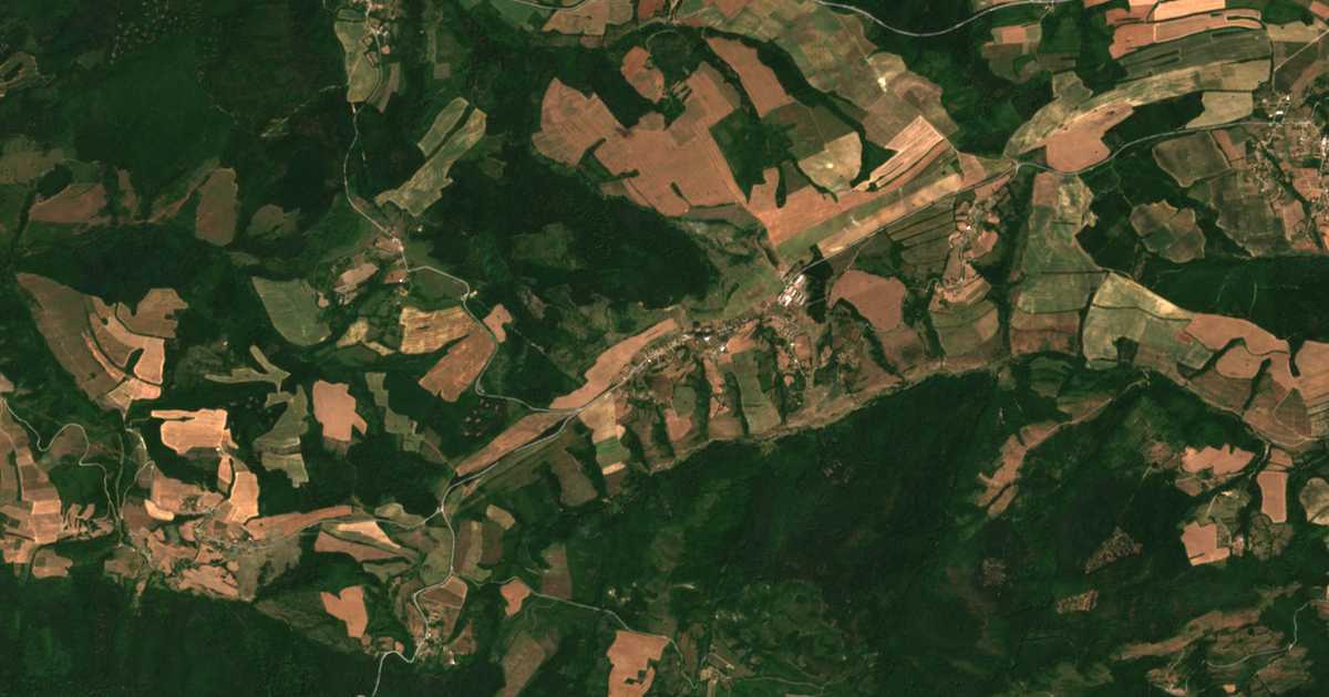 Satelitska karta: Tajmište