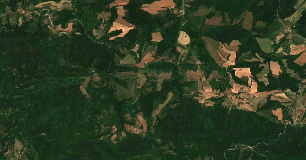Satelitska karta: Tihovec