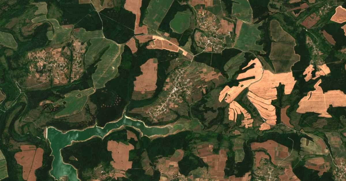 Satelitska karta: Treskavec