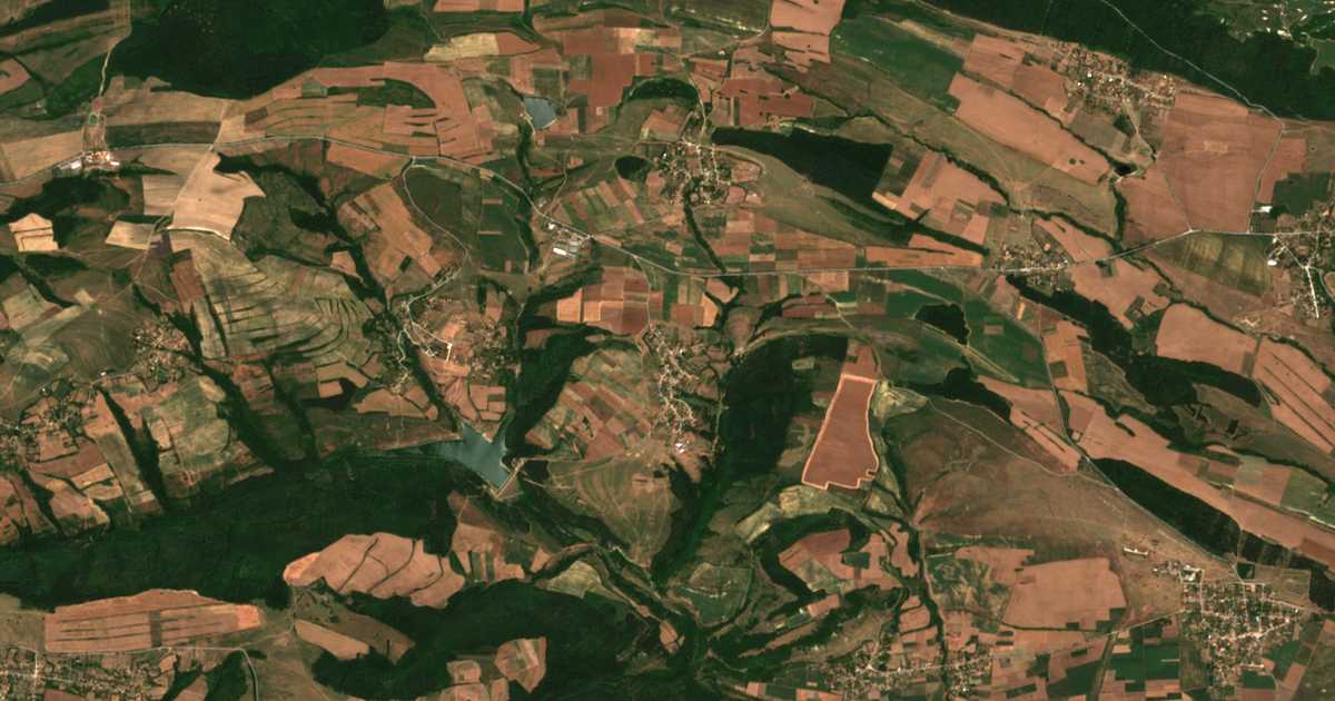 Satelitska karta: Dolno Kozarevo