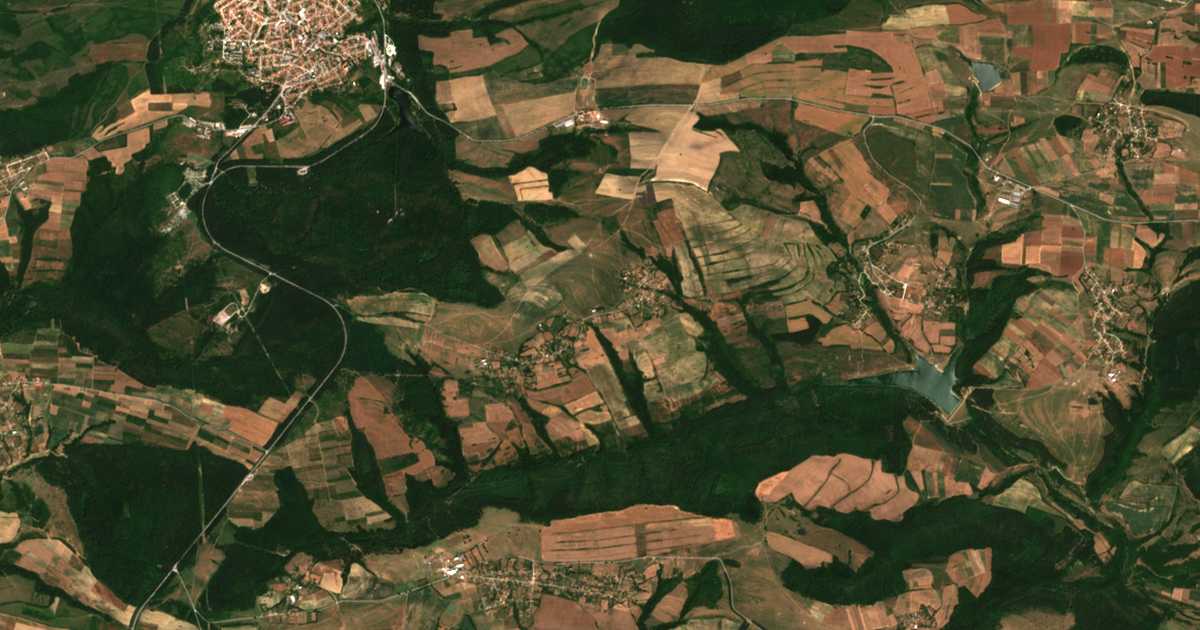 Satelitska karta: Paničino