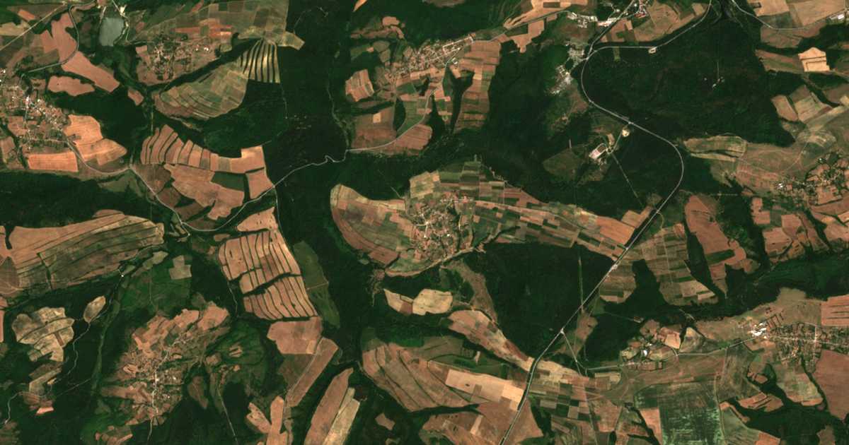 Satelitska karta: Stanec