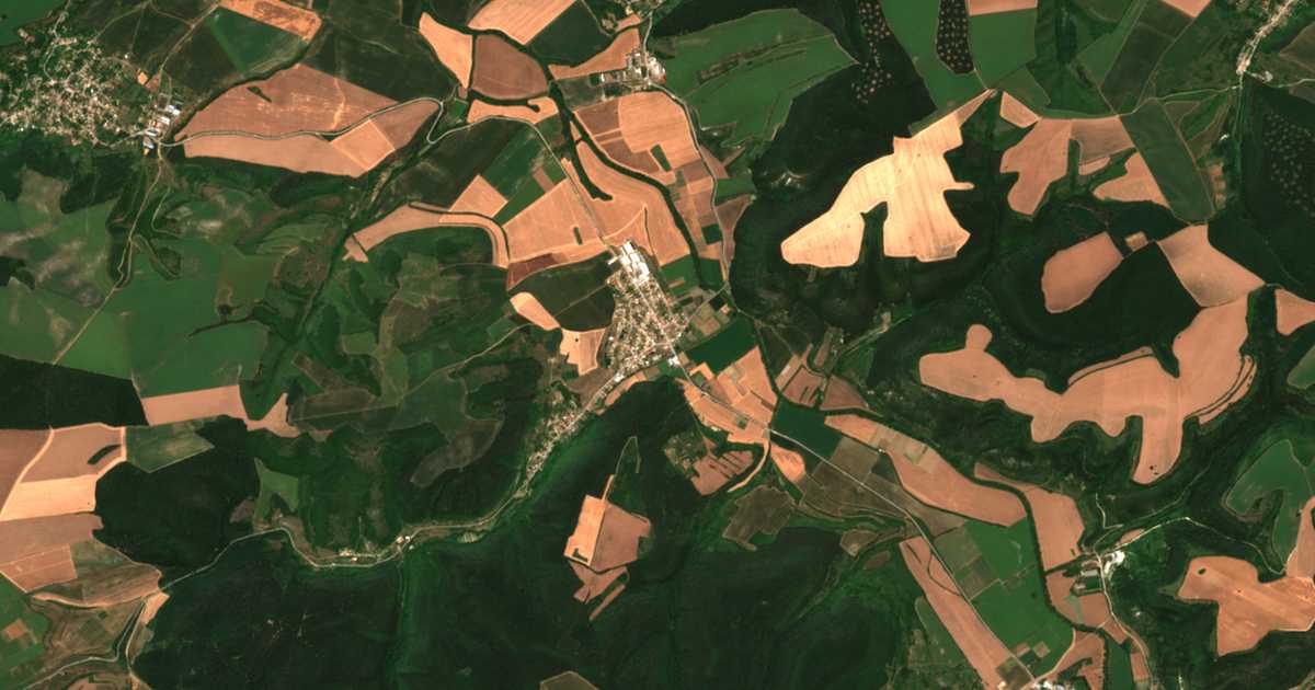 Satelitska karta: Krepča