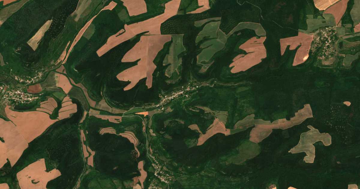Satelitska karta: Marčino