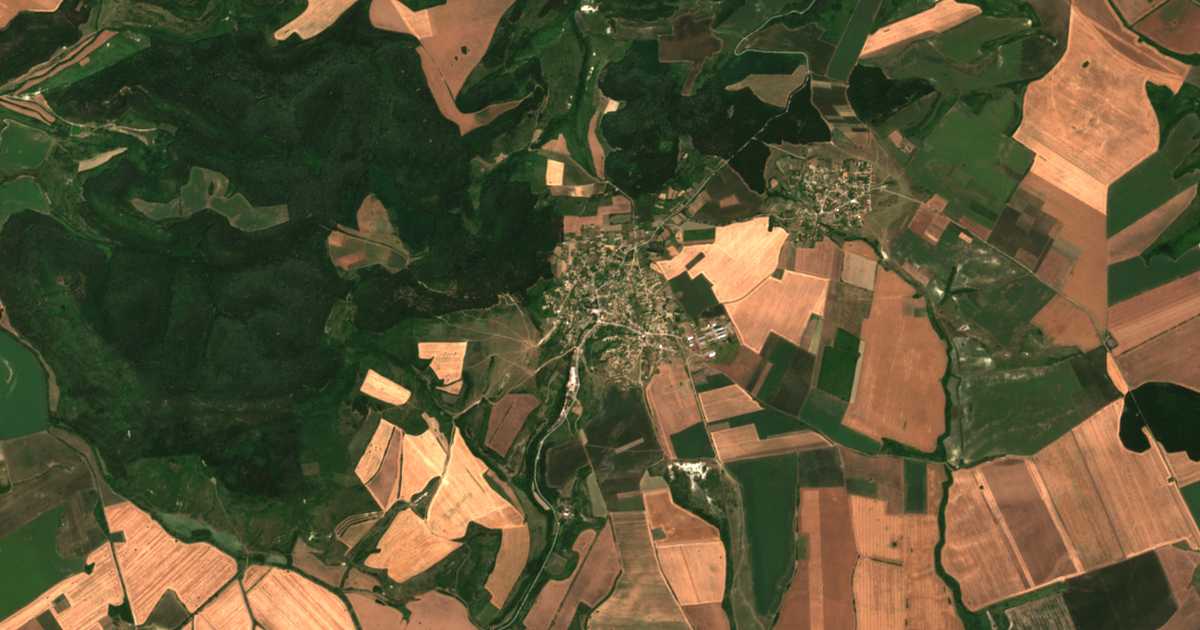 Satelitska karta: Zaraevo