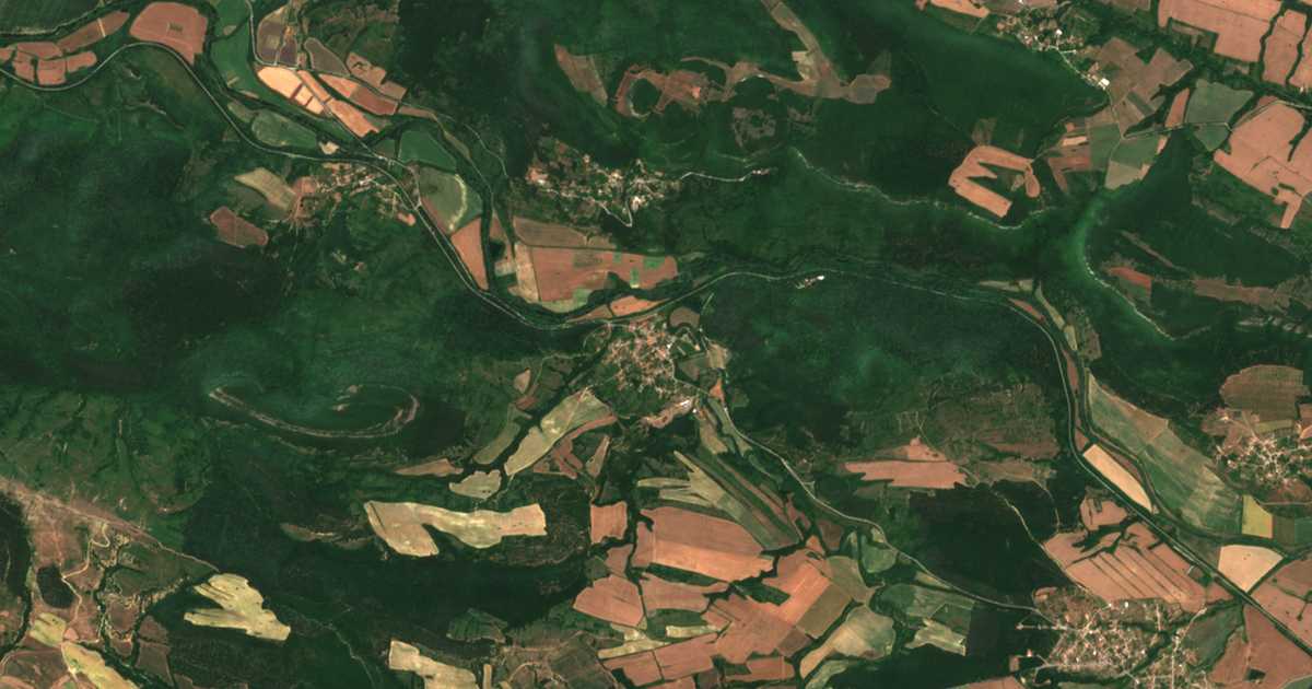 Satelitska karta: Arkovna