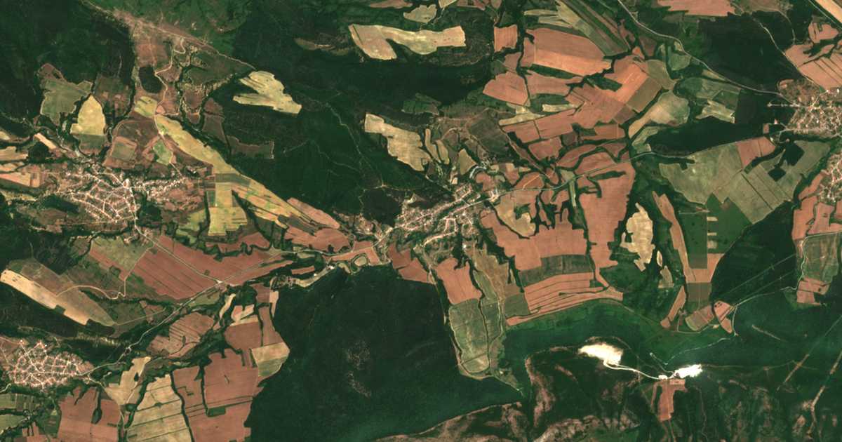Satelitska karta: Lopušna