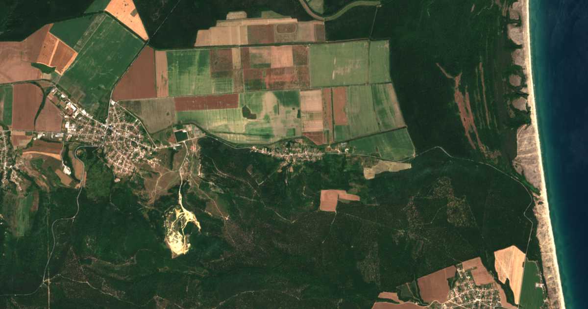 Satelitska karta: Novo Orjahovo
