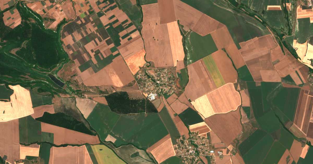 Satelitska karta: Snežina