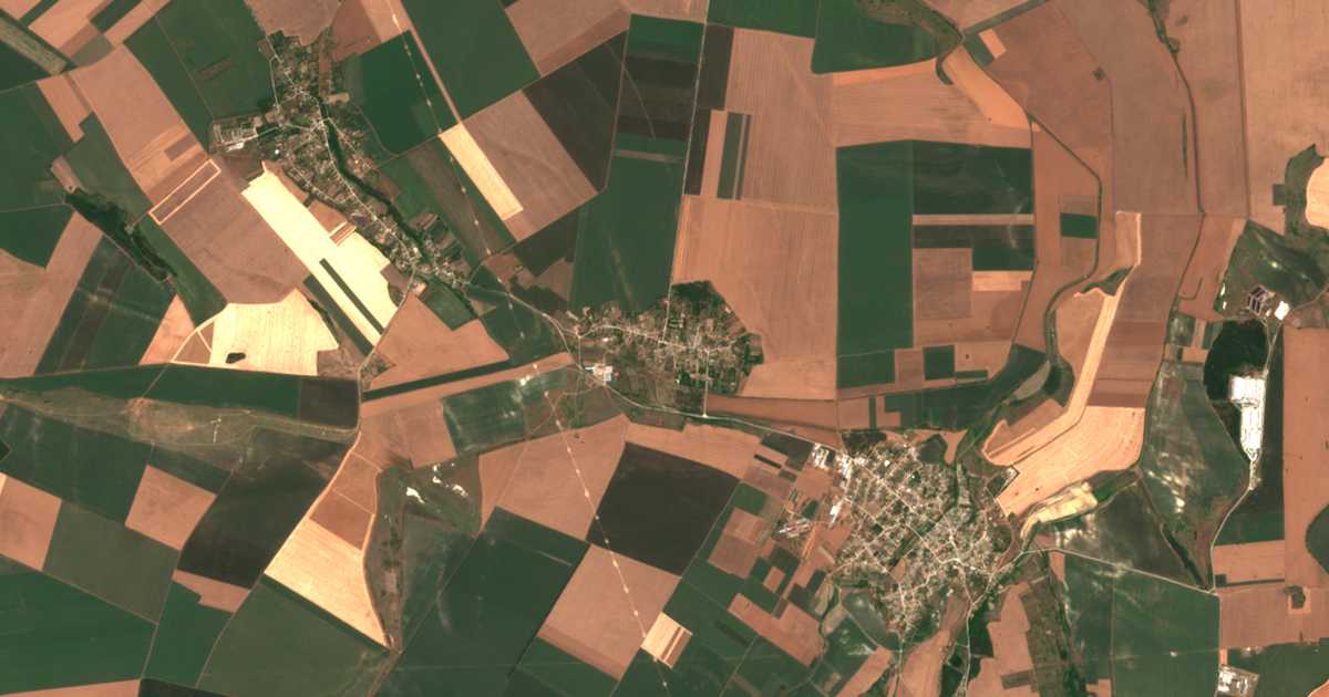 Satelitska karta: Metličina