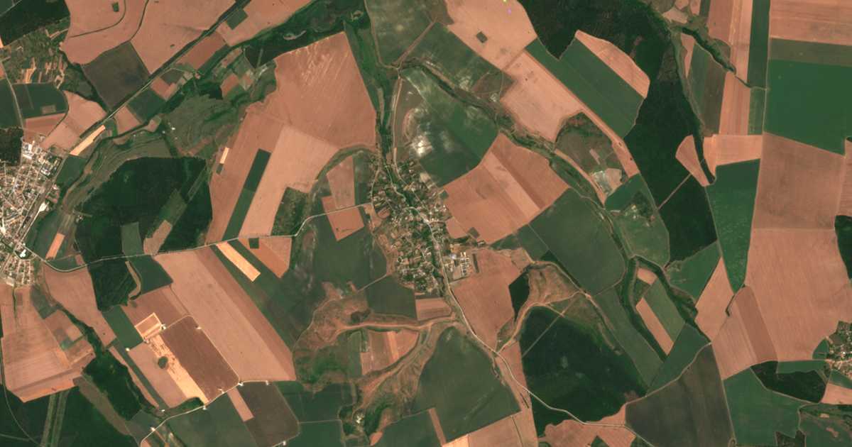 Satelitska karta: Vojvodino