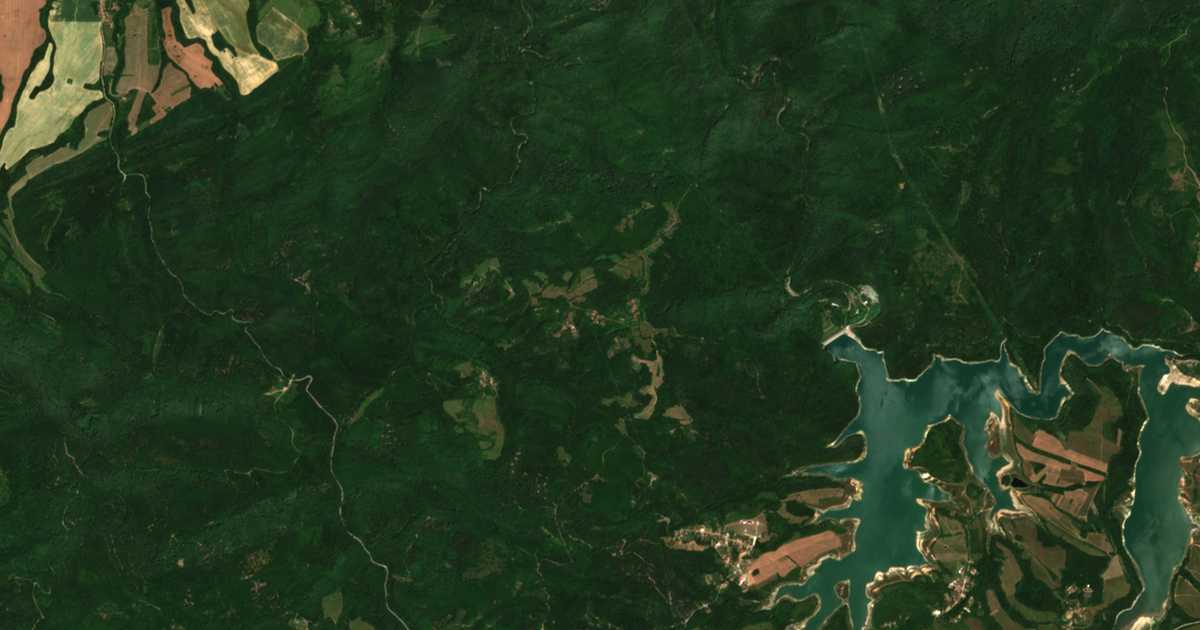 Satelitska karta: Harvalovci