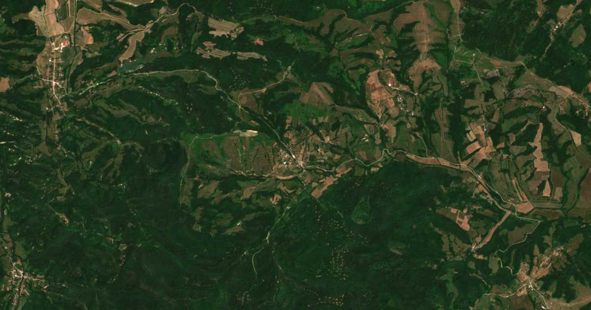 Satelitska karta: Kamenari