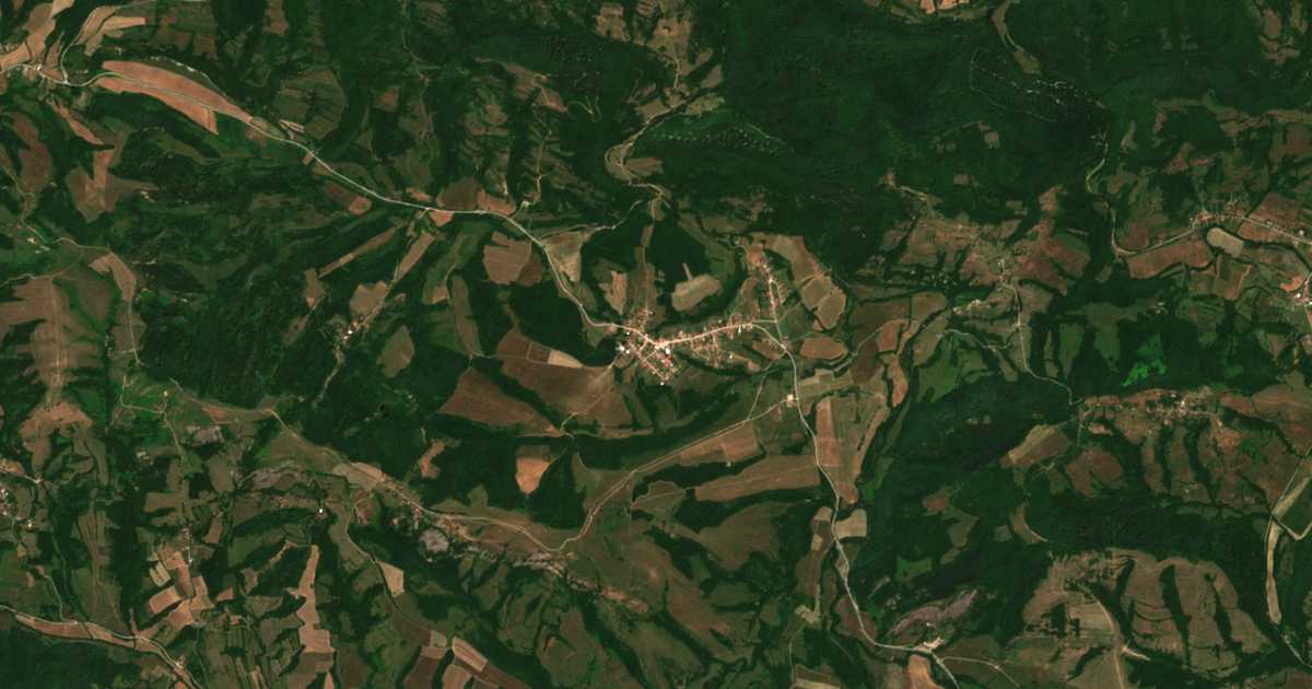 Satelitska karta: Majsko