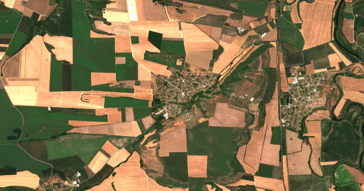 Satelitska karta: Polski Senovets