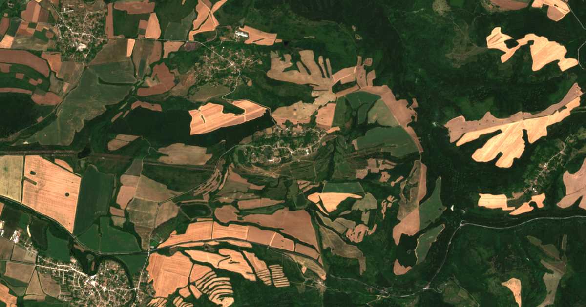 Satelitska karta: Balkanci
