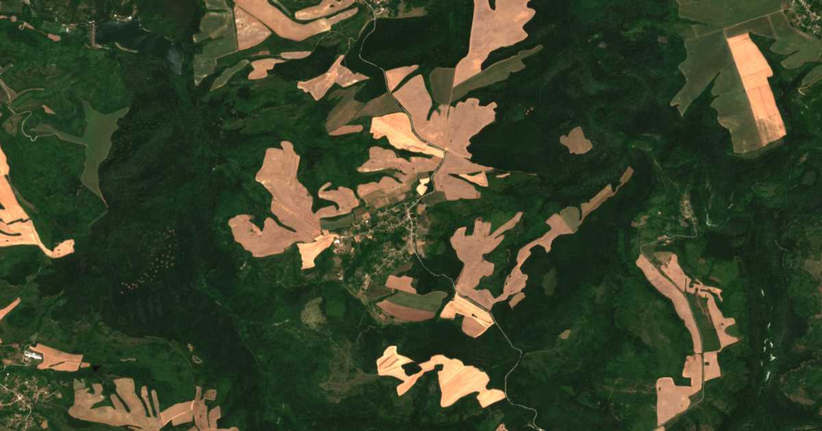 Satelitska karta: Novo Gradište