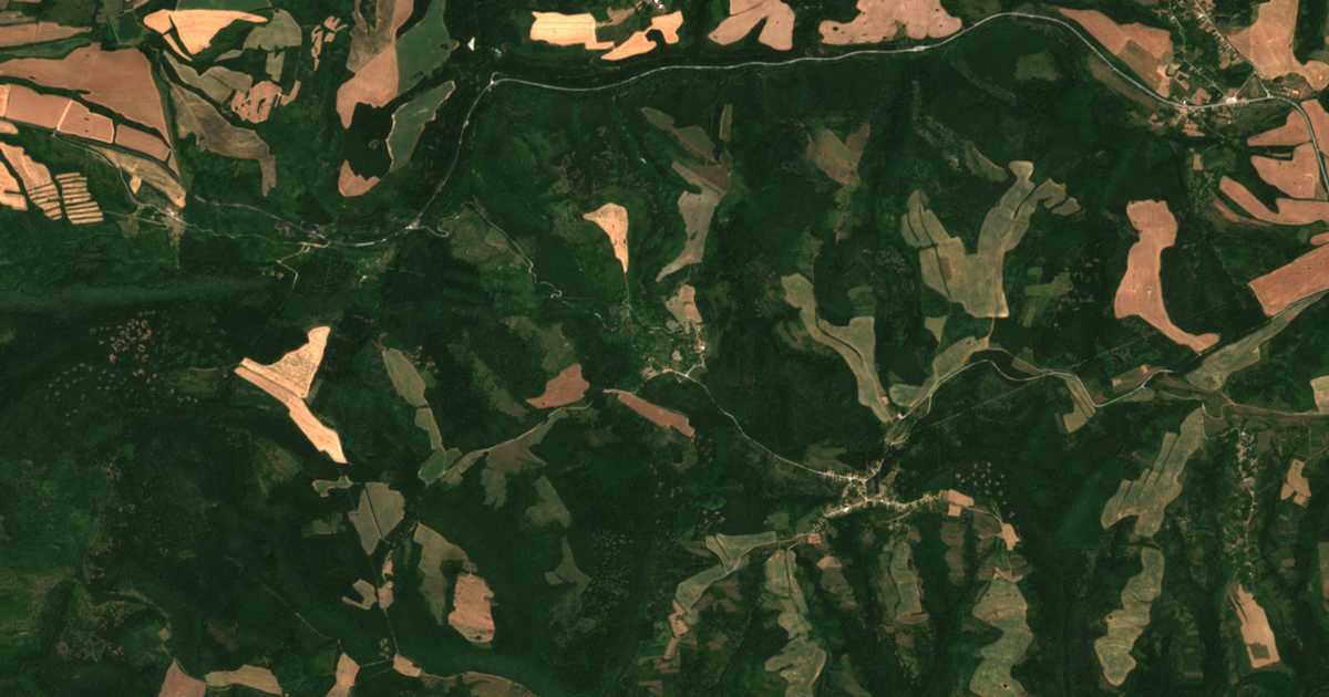 Satelitska karta: Železarci