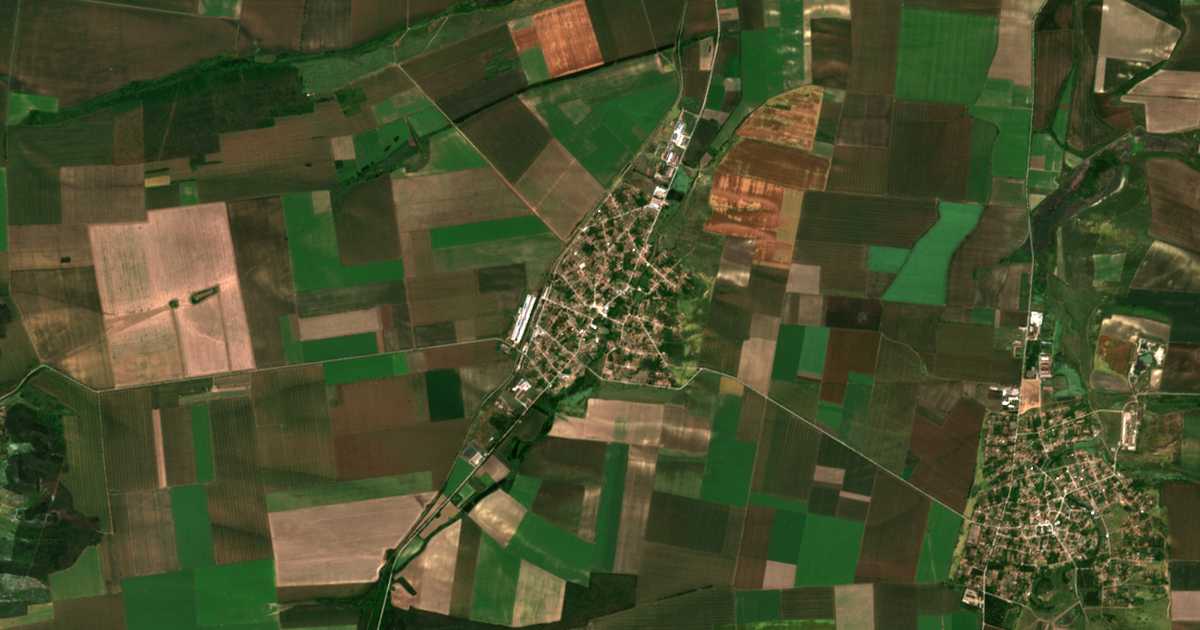 Satelitska karta: Morava