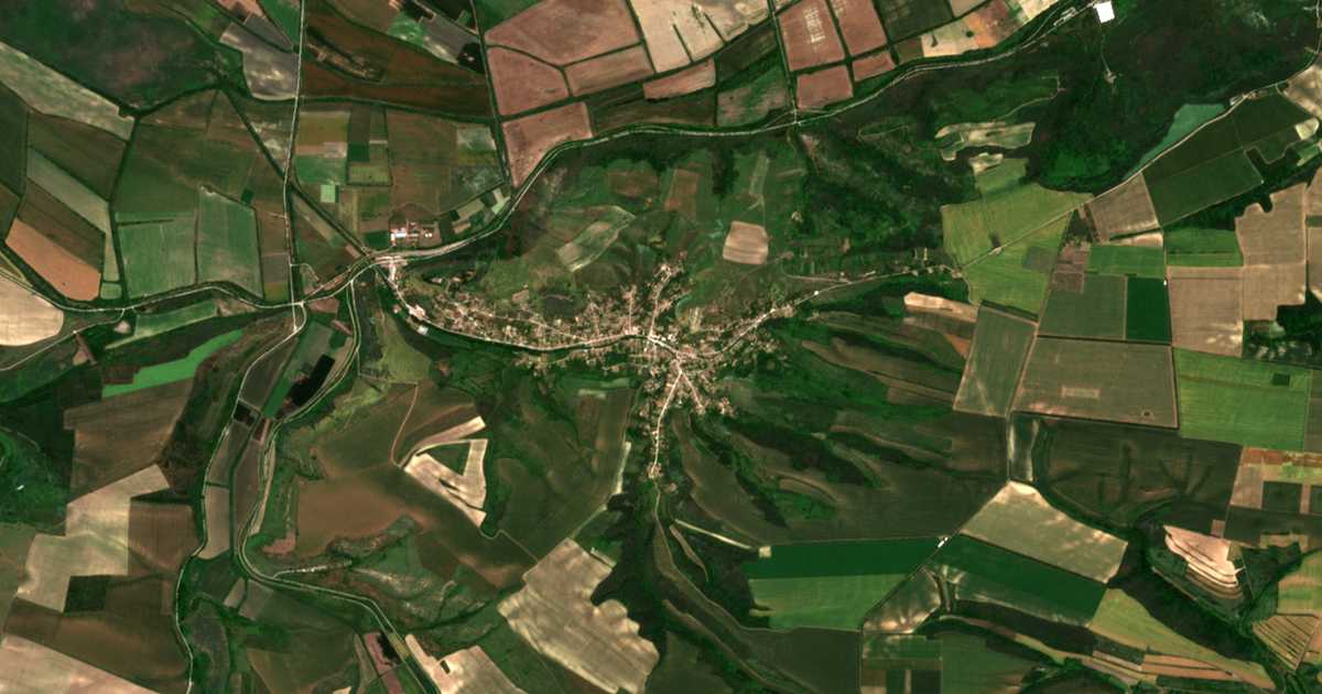 Satelitska karta: Oreš