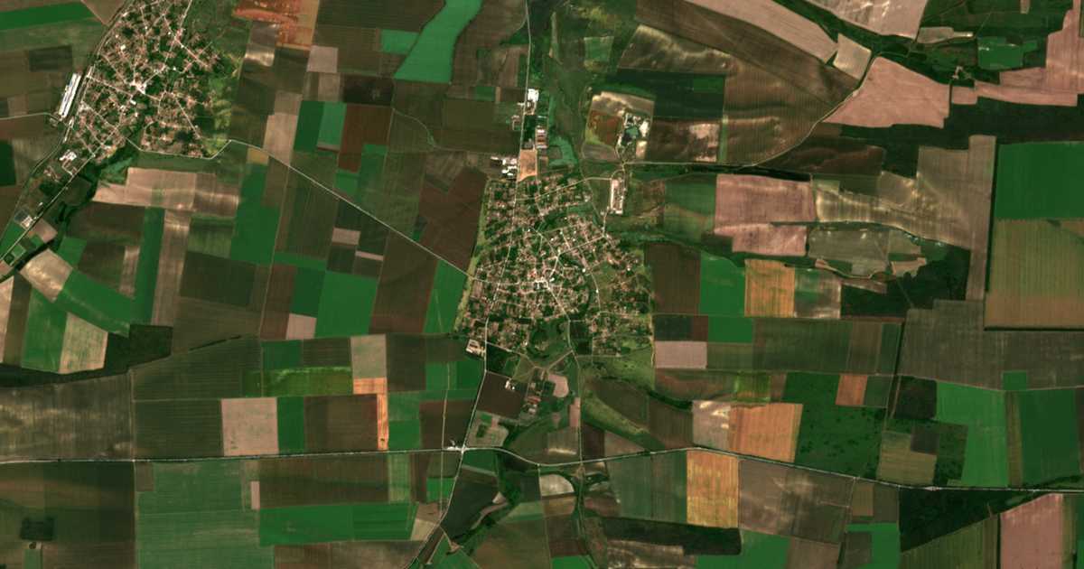 Satelitska karta: Ovča Mogila