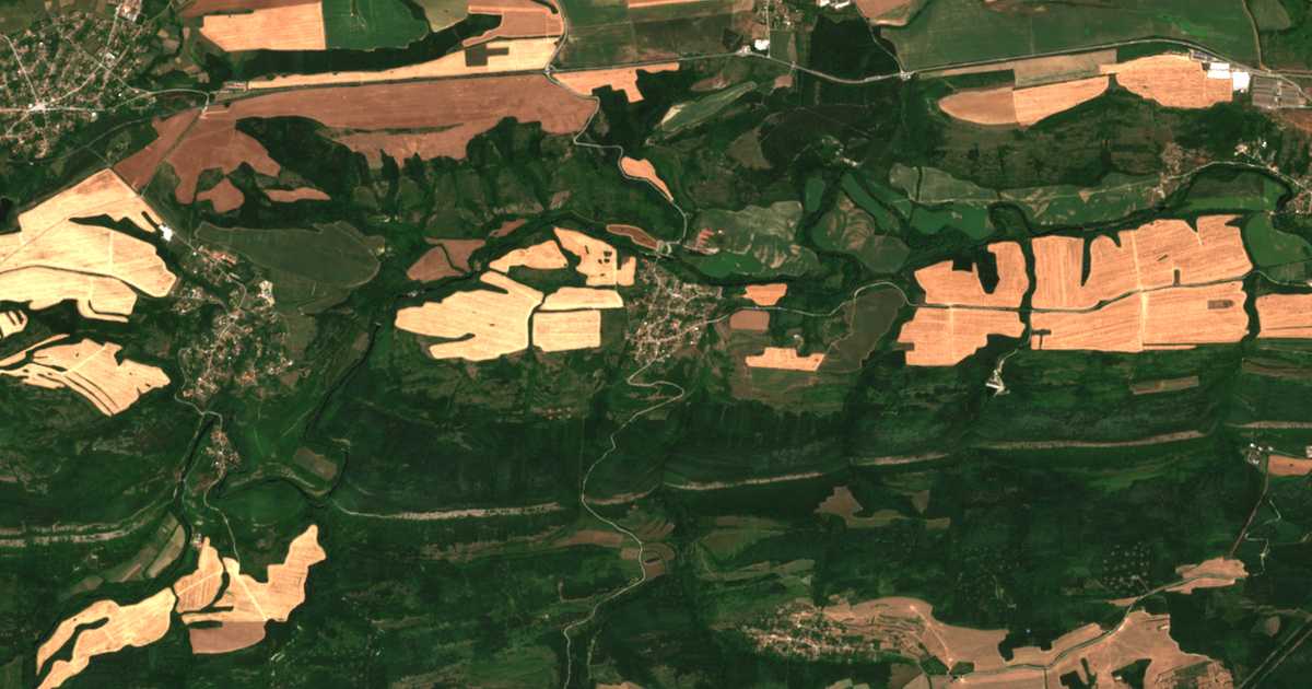Satelitska karta: Puševo