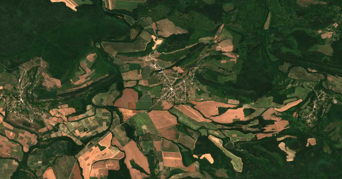 Satelitska karta: Gorsko Novo Selo