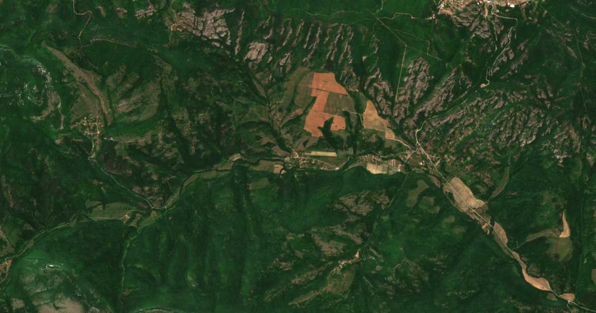 Satelitska karta: Čiflik