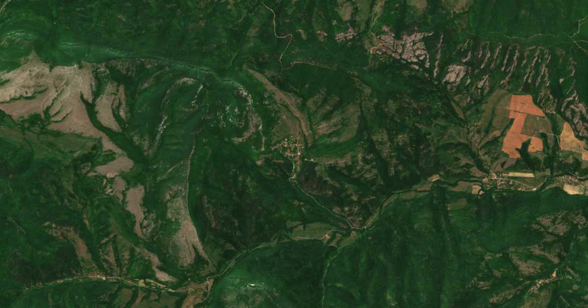 Satelitska karta: Praužda
