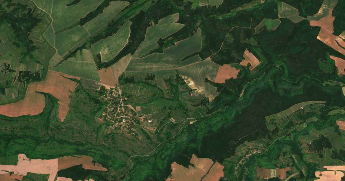 Satelitska karta: Kanic