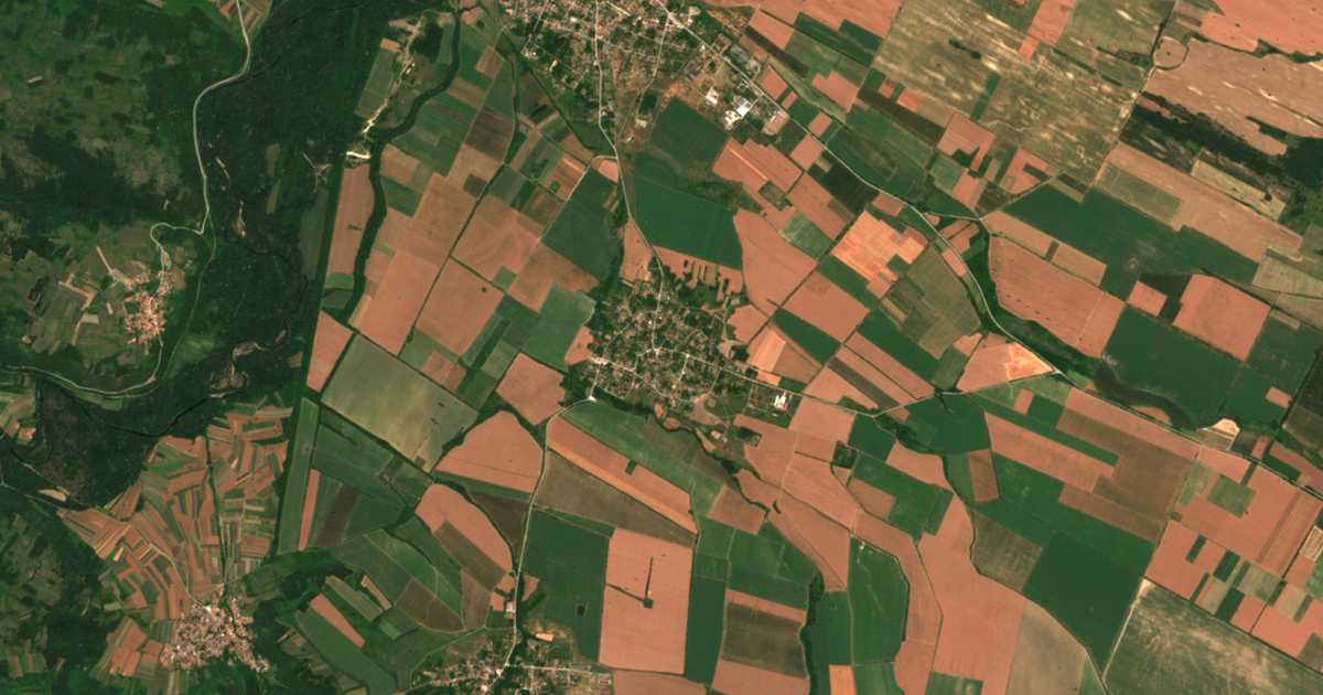 Satelitska karta: Rakitnica