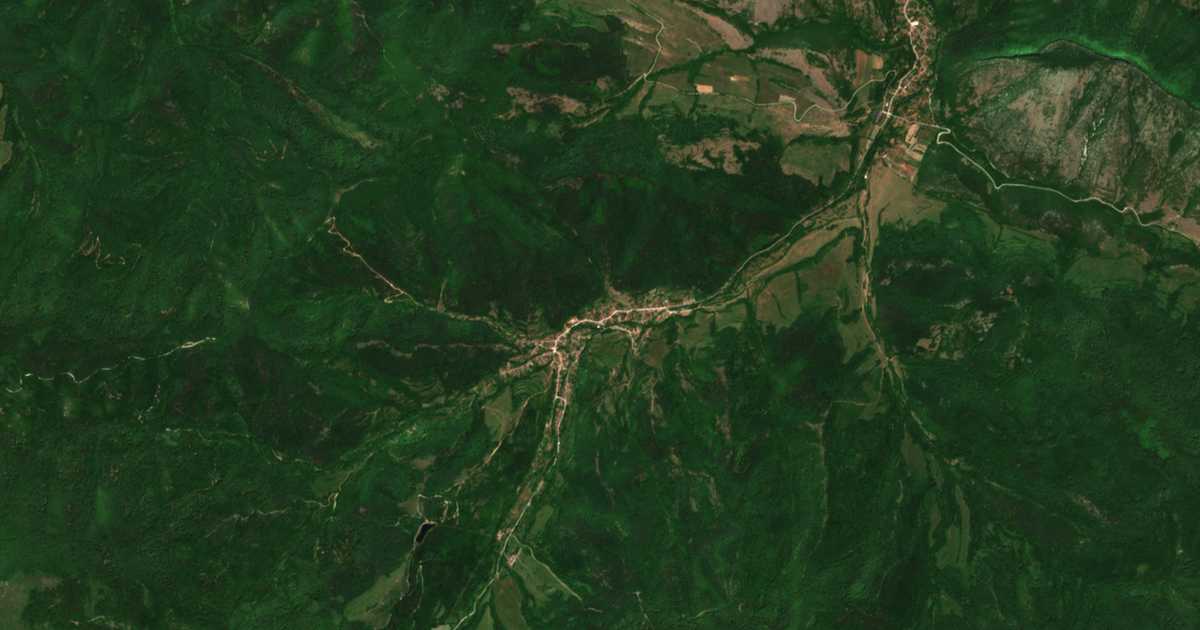 Satelitska karta: Gorni Lom
