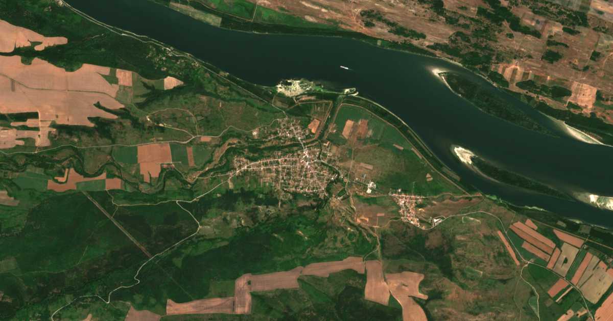 Satelitska karta: Arčar