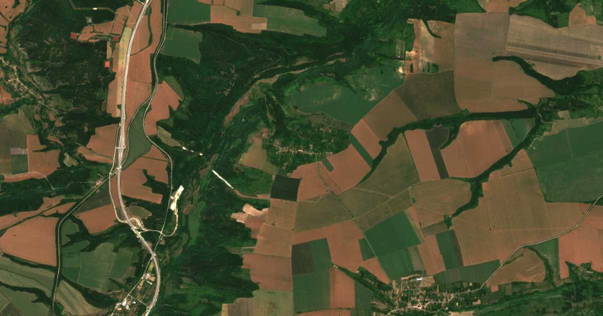 Satelitska karta: Lagoševci