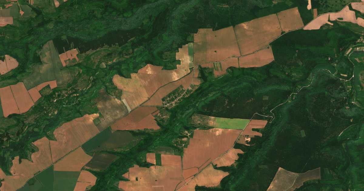 Satelitska karta: Milčina lǎka