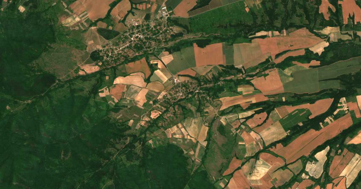Satelitska karta: Podgore