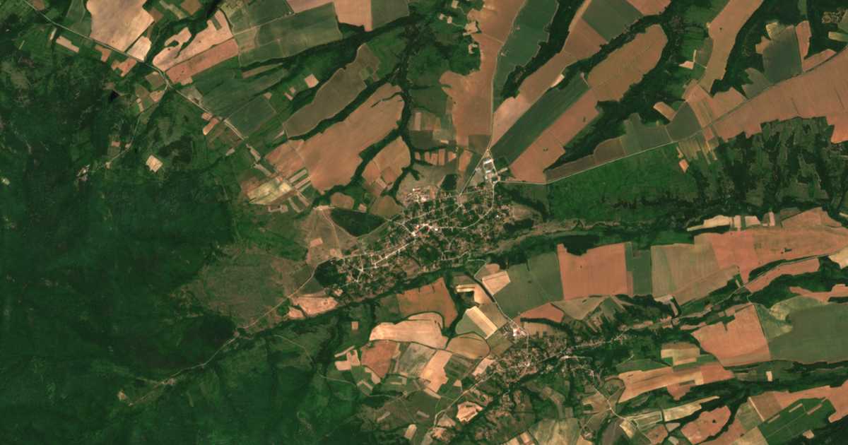 Satelitska karta: Rakovica