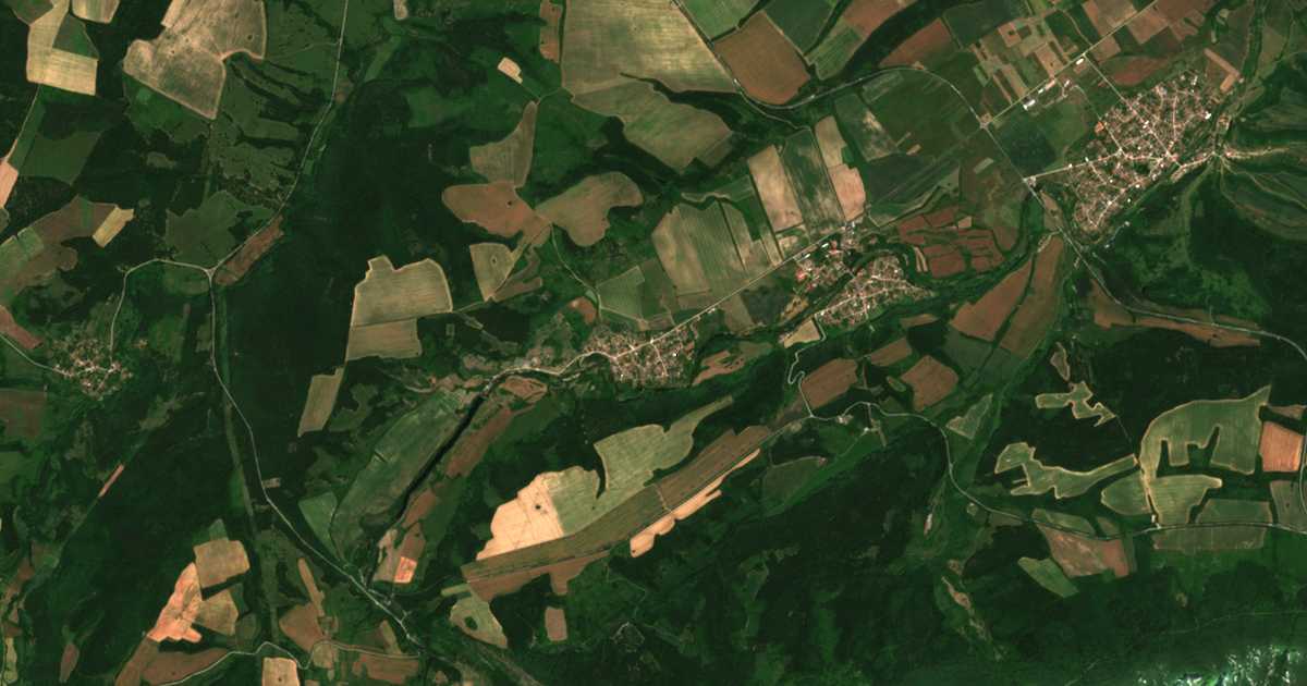 Satelitska karta: Botunja