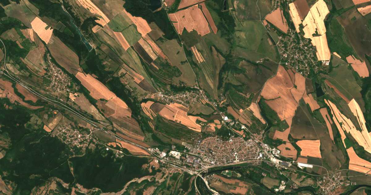 Satelitska karta: Bodenec