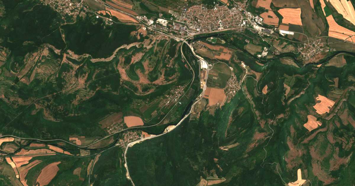 Satelitska karta: Kreta