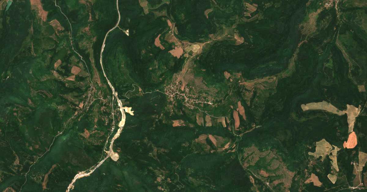 Satelitska karta: Tipčenica