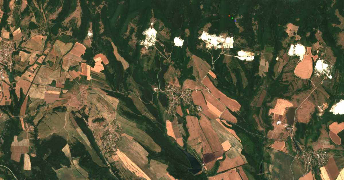 Satelitska karta: Vǎrbešnica