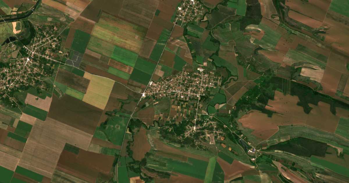 Satelitska karta: Krušovica