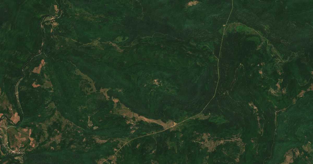 Satelitska karta: Markovo ravnište
