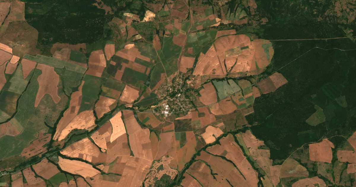 Satelitska karta: Goljamo Kruševo