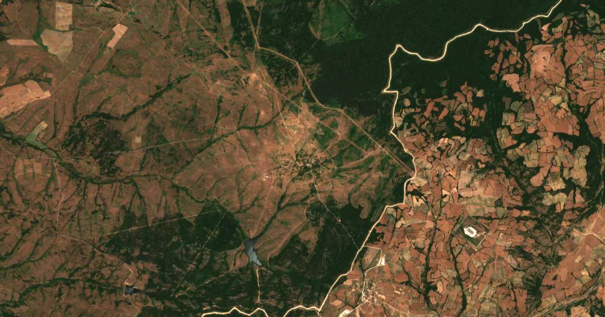 Satelitska karta: Strandža